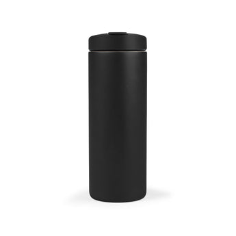 Black Powder MiiR® Vacuum Insulated Travel Tumbler - 16 Oz. plain