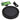 Black Power Disc 15W Wireless Charger plain