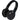 Black Rewired Recycled Bluetooth Headphones plain
