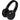Black Rewired Recycled Bluetooth Headphones plain
