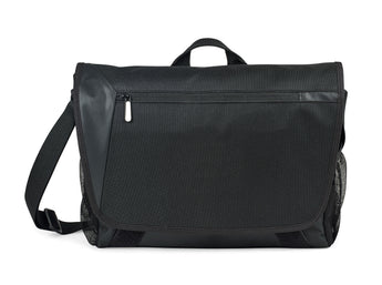 Black Sawyer Laptop Messenger Bag plain