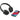 Black Skullcandy Riff 2 Bluetooth Headphones plain