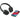 Black Skullcandy Riff 2 Bluetooth Headphones plain