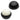 Black Well-Rounded Convex Lip Balm plain