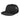 BLACK WITH BLACK FLAT BILL TRUCKER CAP plain grouped