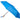 Blue 46" Recycled 3-Folding Umbrella plain