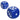 Blue Dice Stress Reliever plain