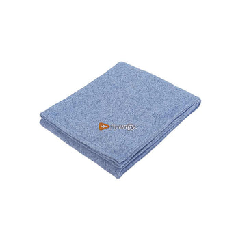 Blue Heathered Fleece Blanket
