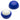 Blue Well-Rounded Convex Lip Balm plain