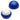 Blue Well-Rounded Convex Lip Balm