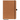 Brown - Black Carson 5.8" x 8.3" Recycled PU Leather Notebook plain