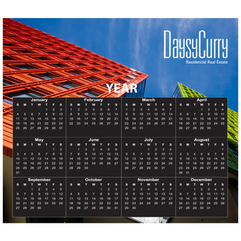 Calendar Magnet plain grouped