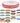 Colored Letter Silicone Bracelet grouped