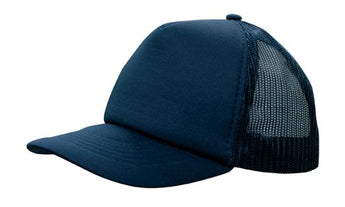Navy Trucker Mesh Cap