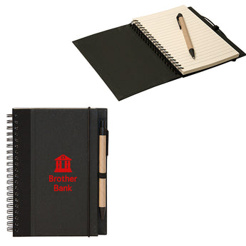 Recycled Cardboard Notebook: 70 sheets grouped