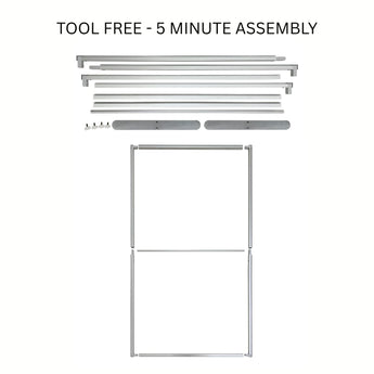 Hardware and bag only for Frontlit SEG Fabric Banner Stand, 40"x80", Graphics are not included grouped