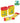 Multicolor ACE Candy Themed Socks in Flip Top Box grouped