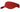 Red White Brushed Heavy Cotton Visor