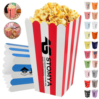 Disposable Popcorn Paper Boxes grouped
