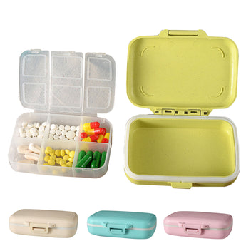 6 Compartments Pill Box grouped