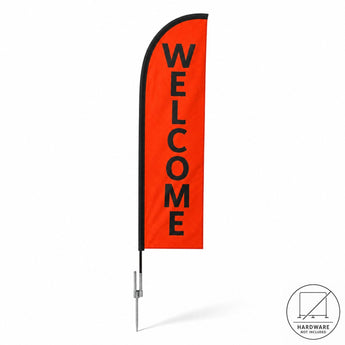 Replacement Flag for 10' Small Feather Flag Kit, Full Color Graphics Double Sided grouped