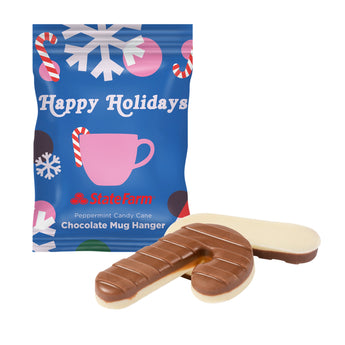 Full Color Holiday Mug Hanger- Peppermint Candy Cane grouped