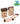 Multicolor ACE Baking Themed Socks in Custom Flip Top Box grouped