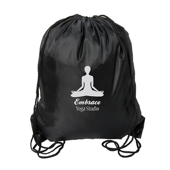 Mahalo Large Drawstring Backpack grouped