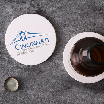 Whitehorse Ceramic Coaster grouped