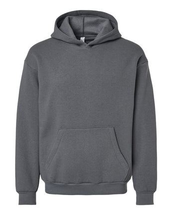 Front View of Asphalt ReFlex Fleece Hoodie - RF498