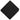 Front View of Black 100% Recycled PET Fleece Blanket plain