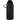 Front View of Black 100% Recycled PET Fleece Blanket with RPET Pouch plain