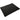 Front View of Black 100% Recycled PET Fleece Blanket with RPET Pouch