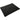 Front View of Black 100% Recycled PET Fleece Blanket with RPET Pouch