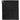 Front View of Black 1.3 lb./doz. 18x15in Terry Golf Towel plain