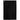 Front View of Black 3.5 lb./doz. 16x25in Terry Golf Towel plain