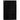 Front View of Black 3.5 lb./doz. 16x25in Terry Golf Towel plain