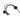 Front View of Black 5-in-1 Long Charging Cables with iWatch Charger plain