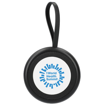 Front View of Black All-In-One Universal Travel 15W Wireless Charger