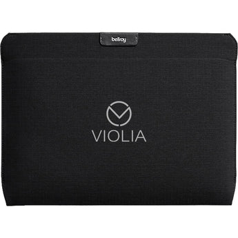 Front View of Black Bellroy 16" Laptop Sleeve