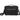 Front View of Black Crossbody Recycled Messenger Bag