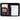 Front View of Black FSC® Mix DuraHyde Jr. Zippered Padfolio