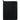 Front View of Black FSC® Mix Pedova™ Zippered UltraHyde Padfolio plain