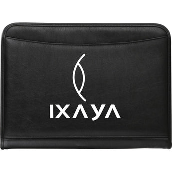 Front View of Black FSC® Mix Presidential Padfolio