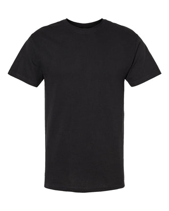 Front View of Black Gold Soft Touch T-Shirt - 4800