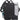 Front View of Black Gridlock Vertical 15" Computer Messenger Bag plain