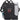 Front View of Black Gridlock Vertical 15" Computer Messenger Bag