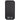 Front View of Black High Sierra® IPX 5 Solar Fast Wireless Power Bank plain