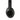 Front View of Black Hush Active Noise Cancellation Bluetooth Headphone plain