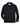 Front View of Black Men's Campus Microfleece Jacket - TT90